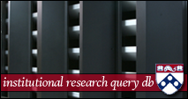 PENN - Institutional Research Querying Data Base